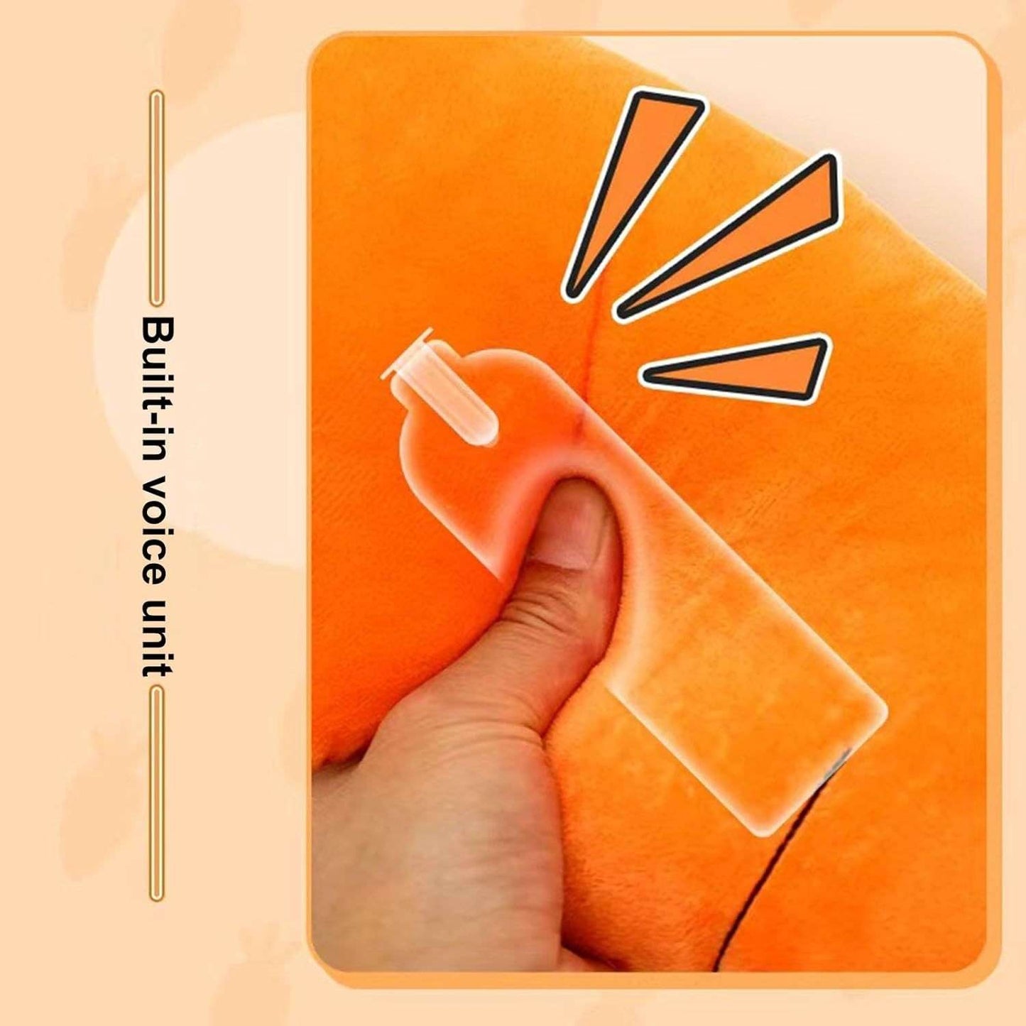 Adorable Carrot Squeaky Plush Dog Toy - Ultra-Soft & Bite-Resistant